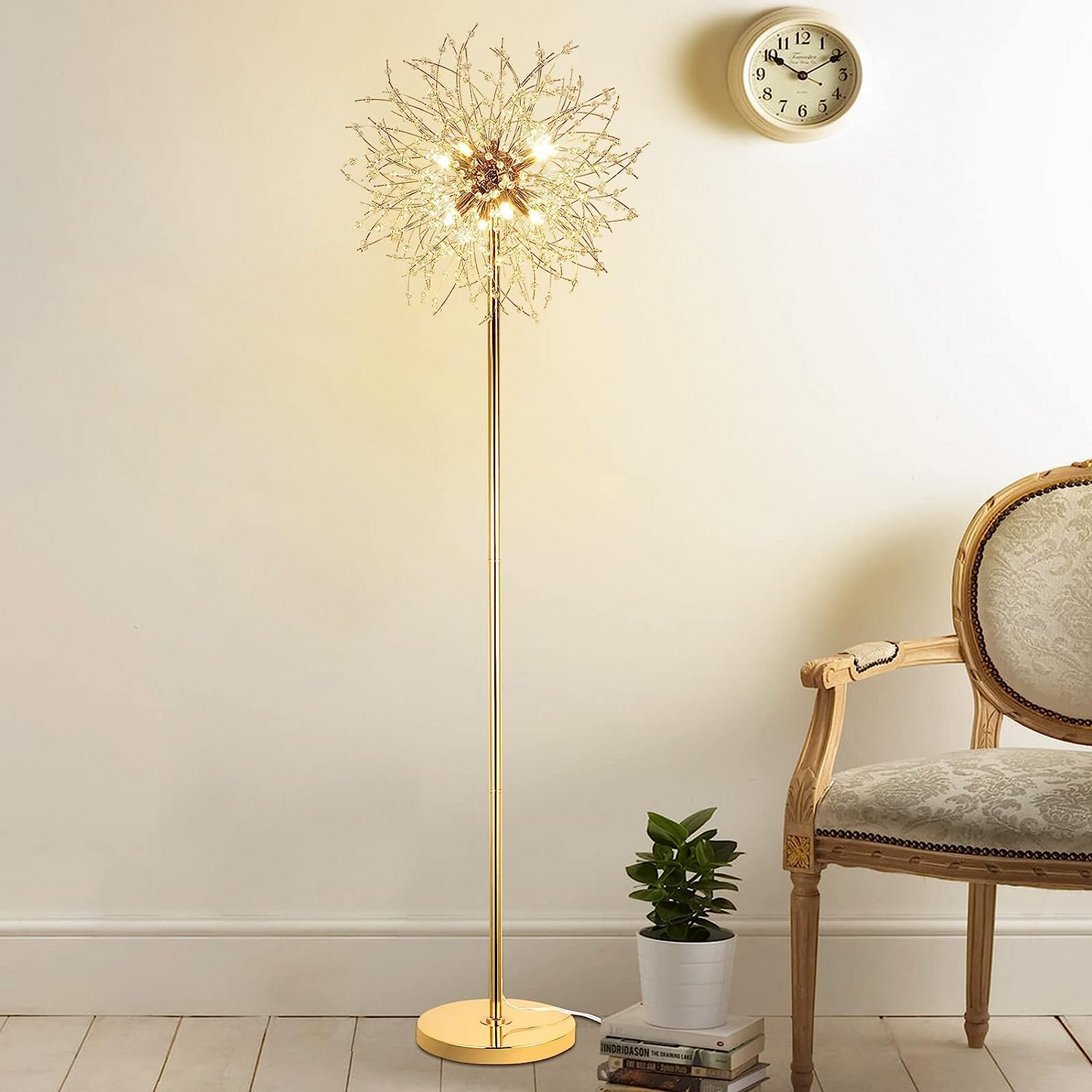 Sparkling Crystal Firework Floor Lamp - US - KaveCore