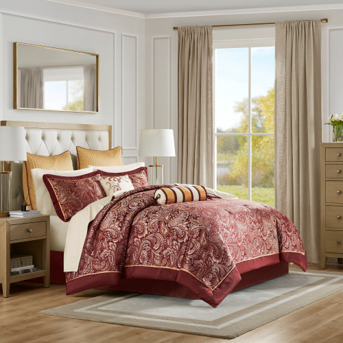 Bellara 12-Piece Jacquard Comfort Set - US - KaveCore