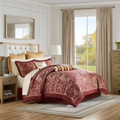 Bellara 12-Piece Jacquard Comfort Set - US - KaveCore