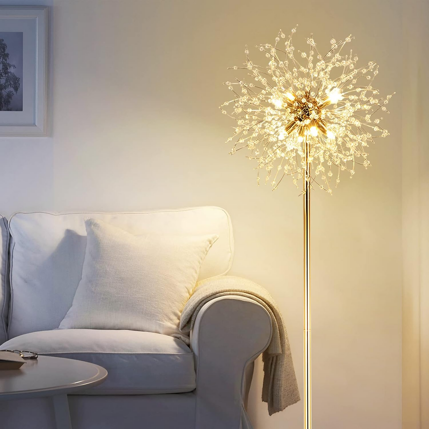 Sparkling Crystal Firework Floor Lamp - US - KaveCore