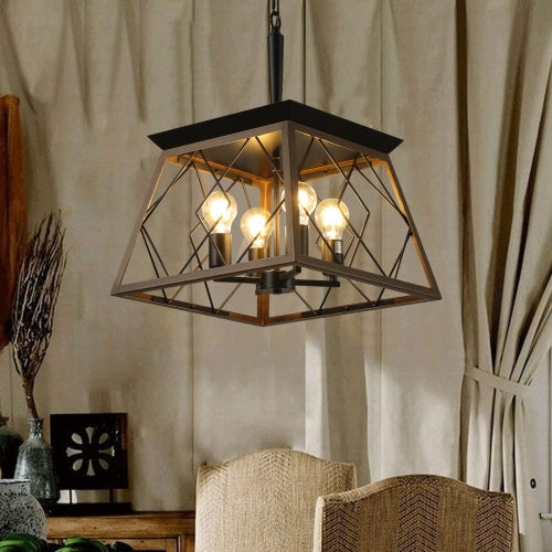 Blacksmith Forge 4-Light Industrial Hanging Light Fixture - US - KaveCore