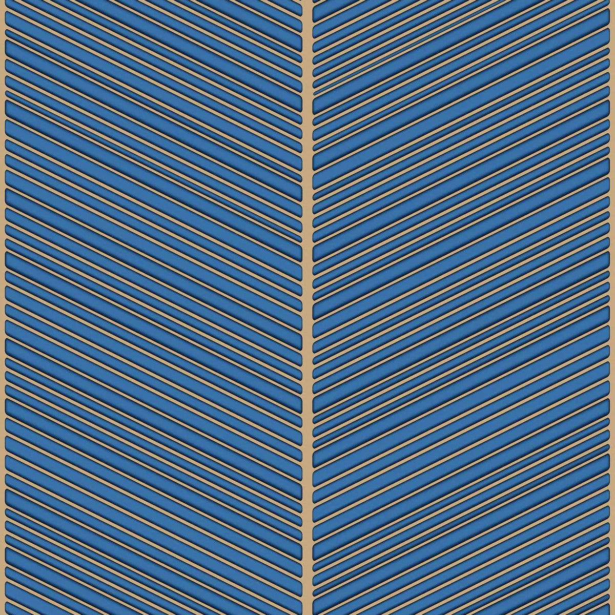 Chevron Crest Suede Wallpaper