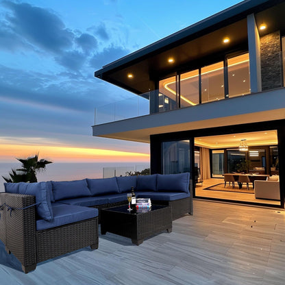 AquaLounge Rattan Outdoor 7-Piece Set - US - KaveCore