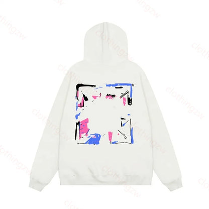 Designer Hoodie Sweater Monet Style Top Graffiti