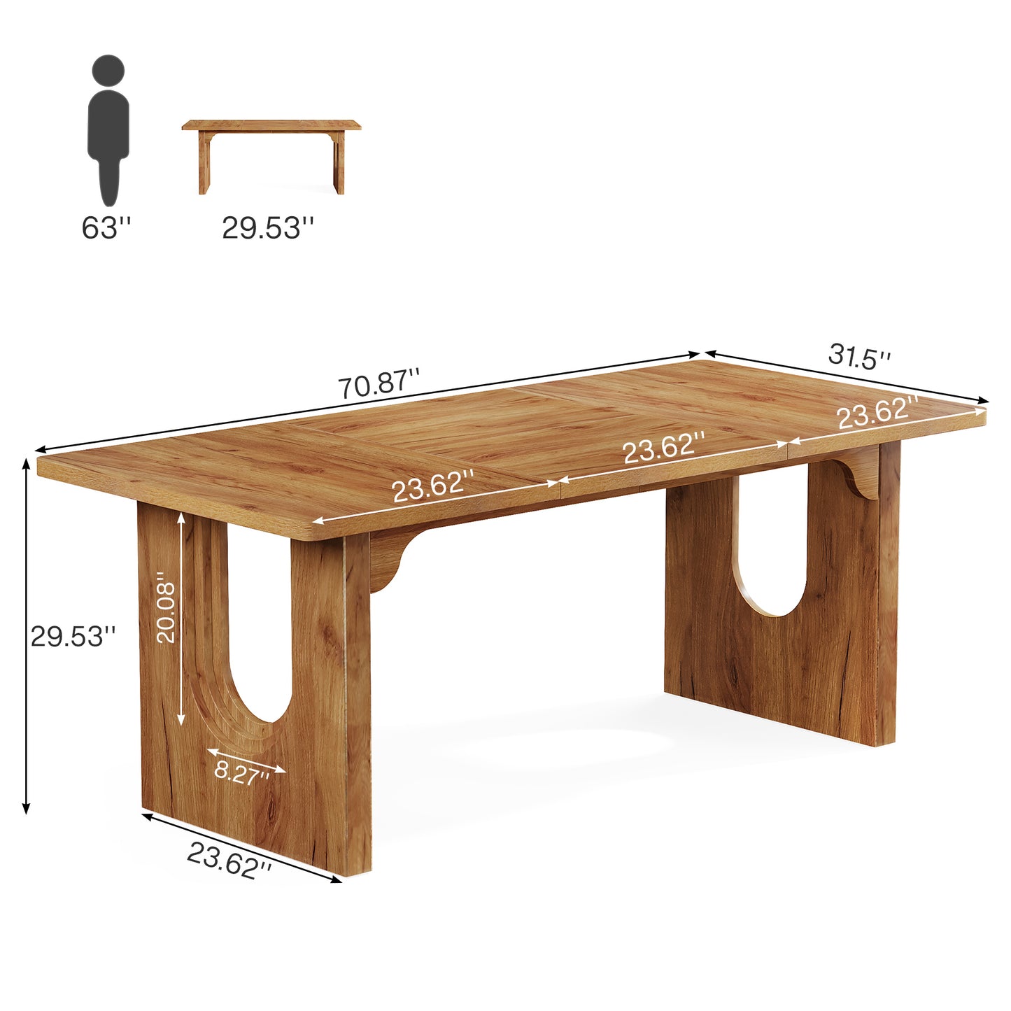 Solace Oak Table US