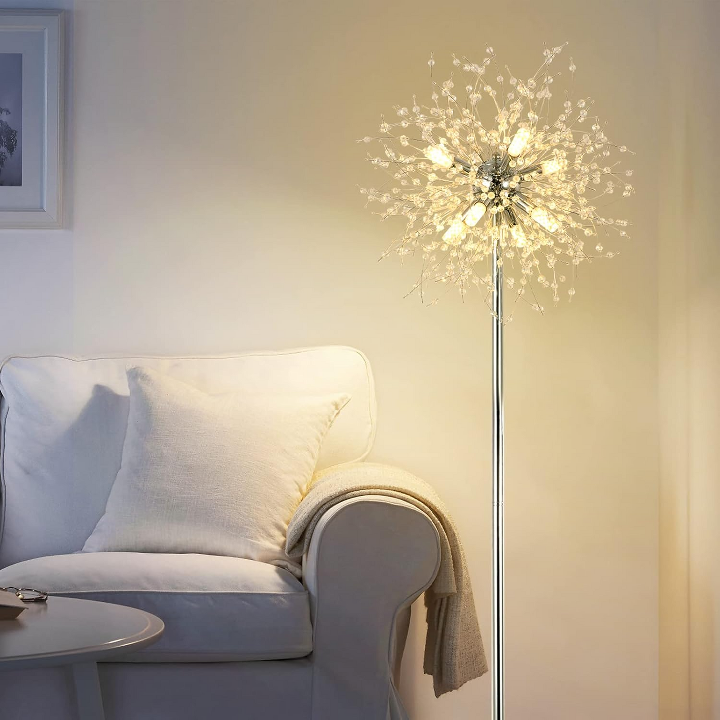 Sparkling Crystal Firework Floor Lamp - US - KaveCore