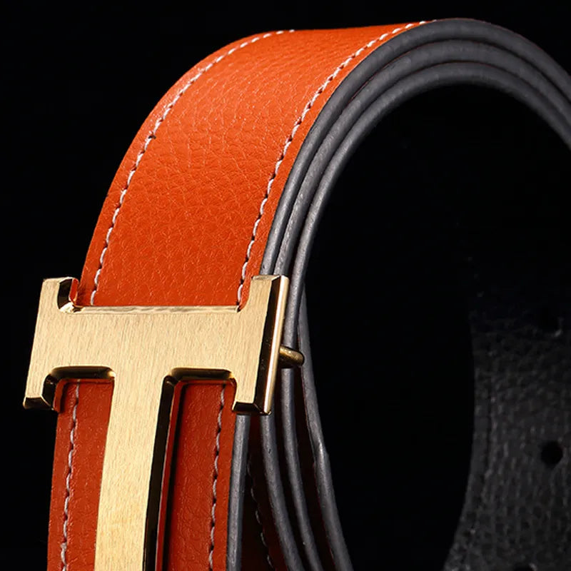 Fashion Brand Designers Belt Leather Business Cowhide Men
