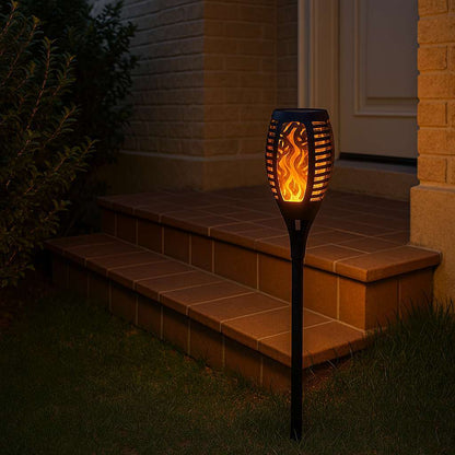 SolarFlik Outdoor Solar Flame Lamp - KaveCore