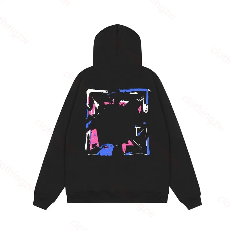 Designer Hoodie Sweater Monet Style Top Graffiti