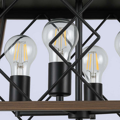 Blacksmith Forge 4-Light Industrial Hanging Light Fixture - US - KaveCore