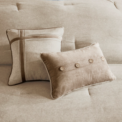 Canyon Dusk Faux Suede Bedding Set - US - KaveCore