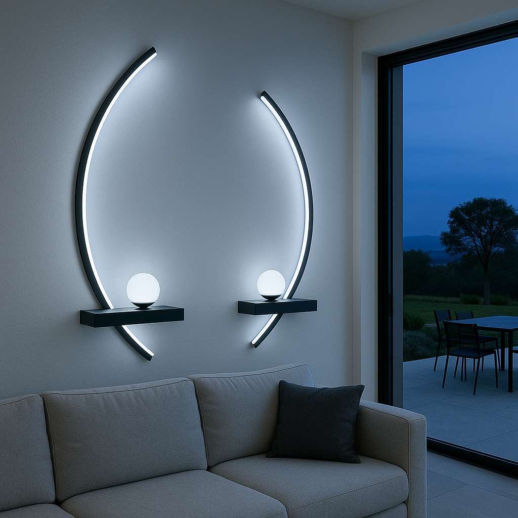 Moon Arc Wall Light - KaveCore