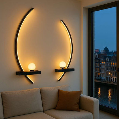 Moon Arc Wall Light - KaveCore