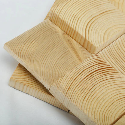 SculptWood Cube Mosaic Wall Panel