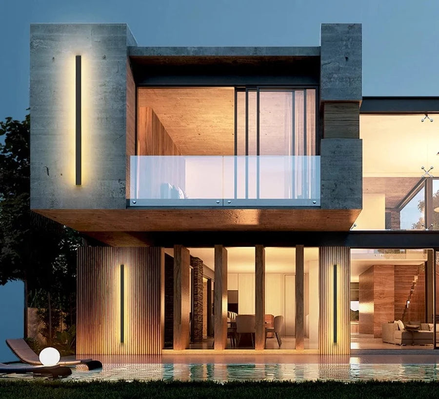 VertaLux Outdoor Wall Strip Light - KaveCore