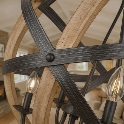 The Ironwood Herald Rustic Chandelier - US - KaveCore