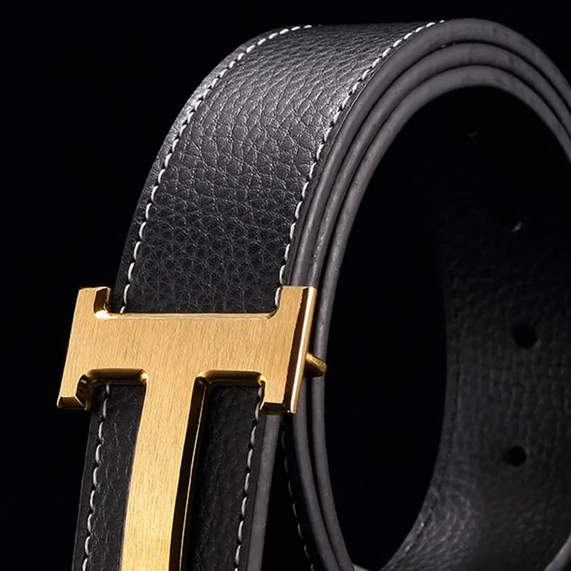 Fashion Brand Designers Belt Leather Business Cowhide Men