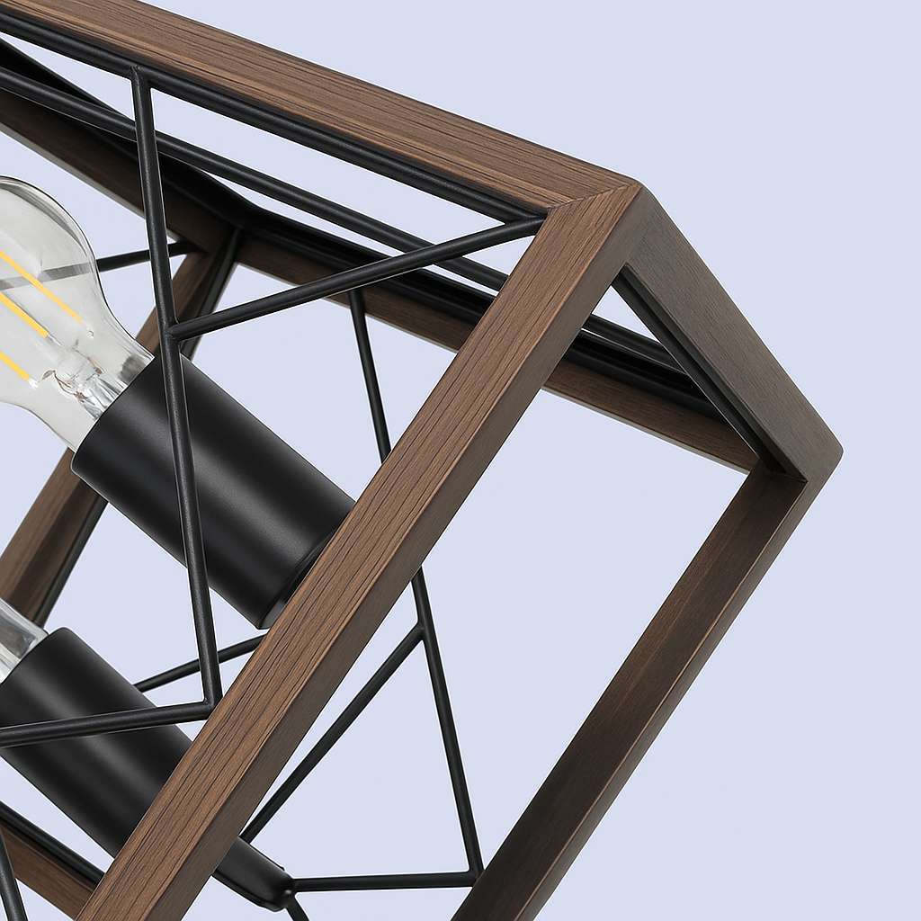 Blacksmith Forge 4-Light Industrial Hanging Light Fixture - US - KaveCore