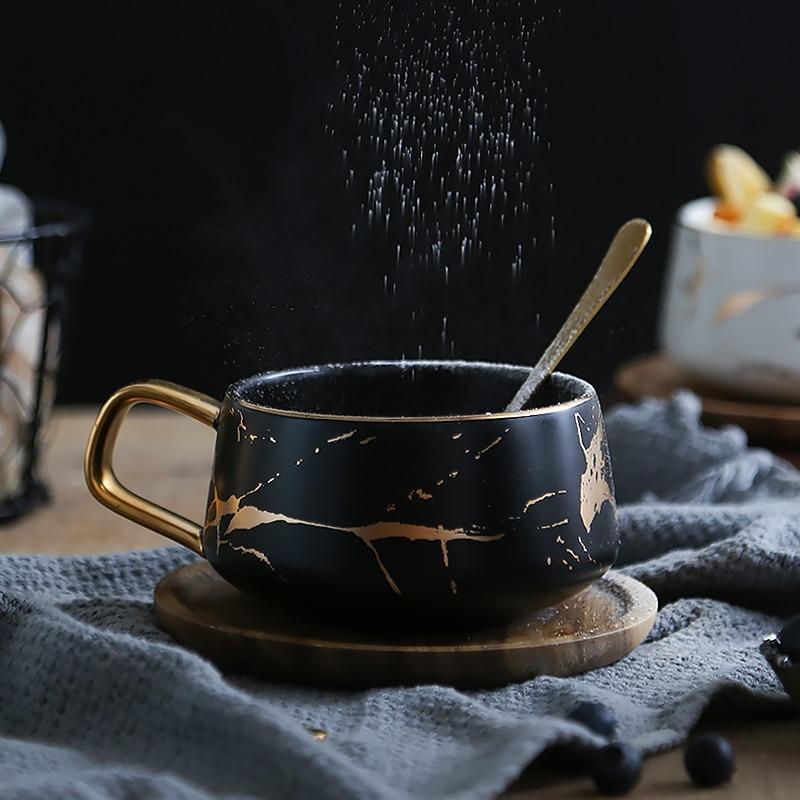 Sora Wooden Saucer Mug