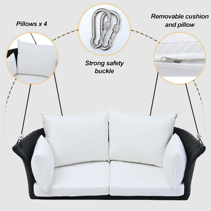 Coastal Breeze Rattan Swing - US - KaveCore