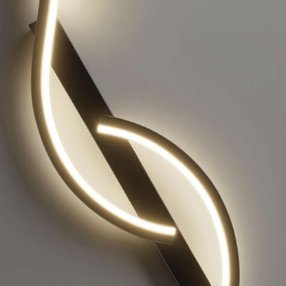 Modern Wave LED Wall Light