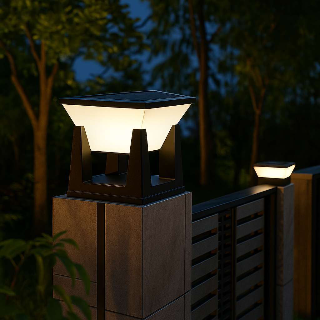 LumiSquare Solar Post - KaveCore