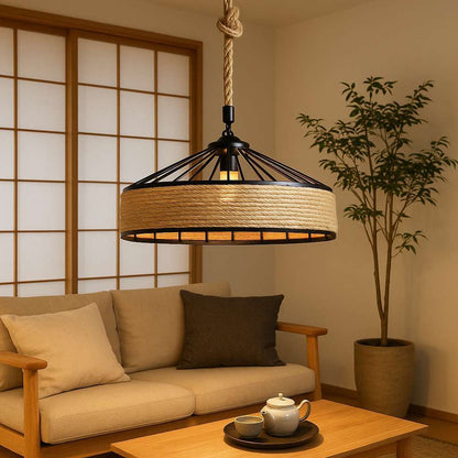 Old Deck Rope Chandelier - KaveCore