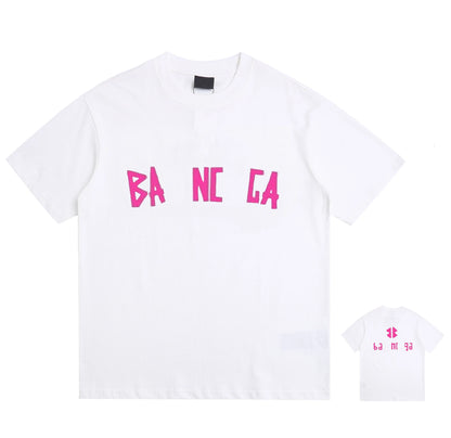 Summer T-shirts Parisian Designer Round Neck