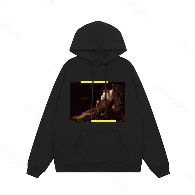 Designer Hoodie Sweater Monet Style Top Graffiti