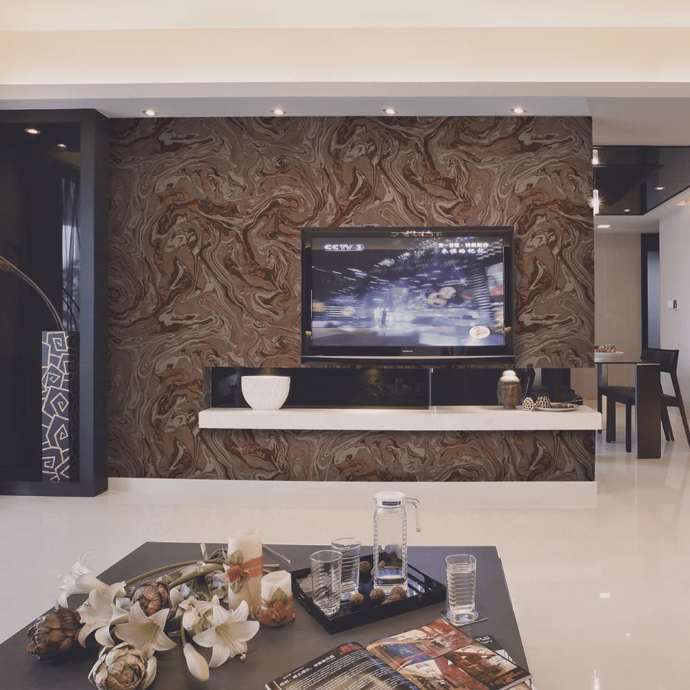 Marble Dreamscape Suede Wallpaper