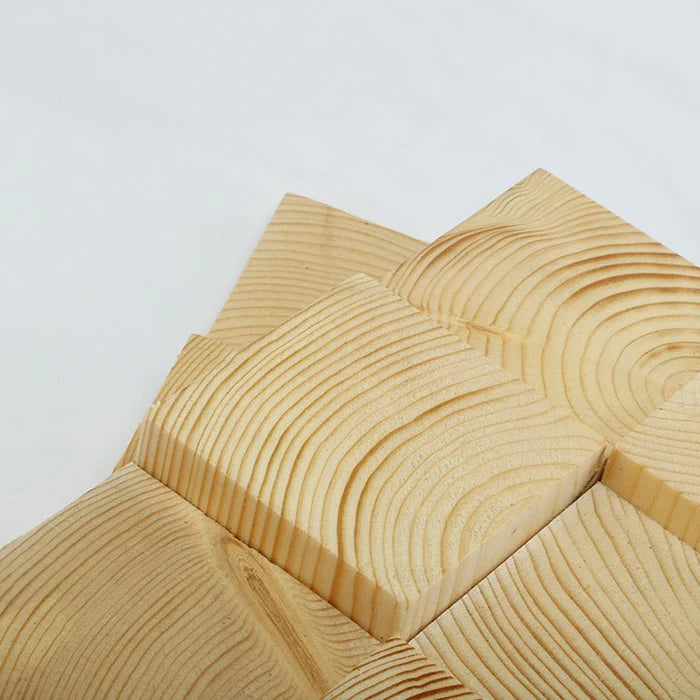 SculptWood Cube Mosaic Wall Panel