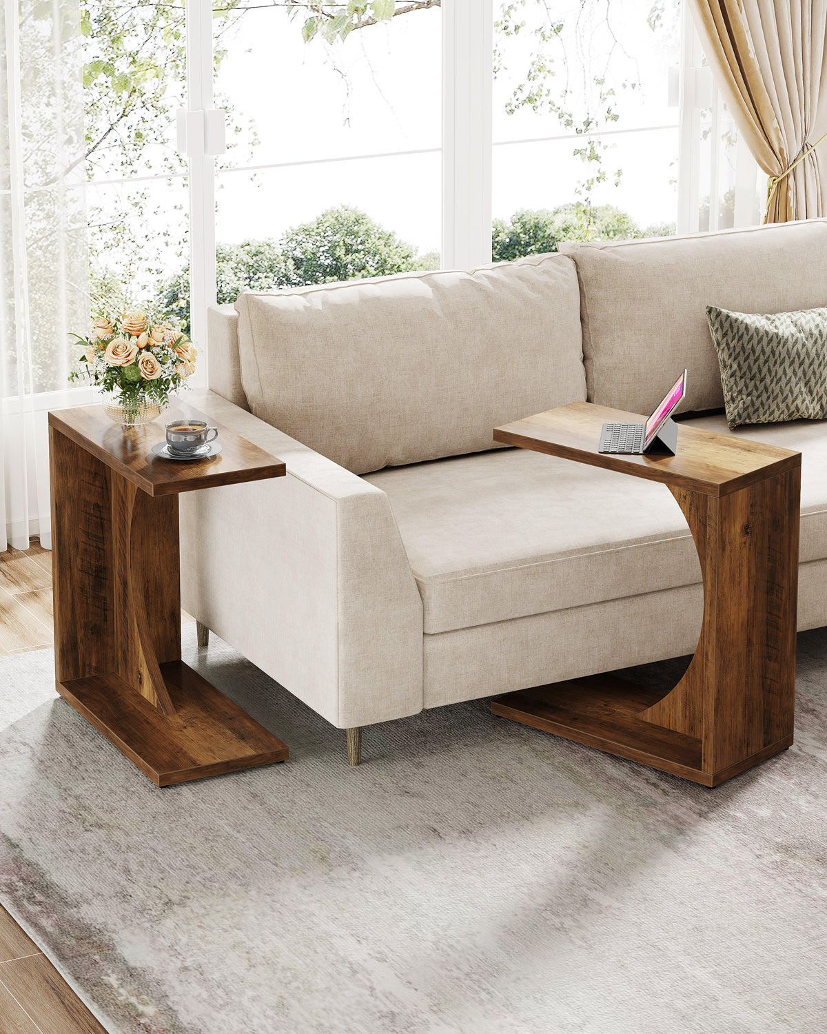 Canyon Curve End Table US