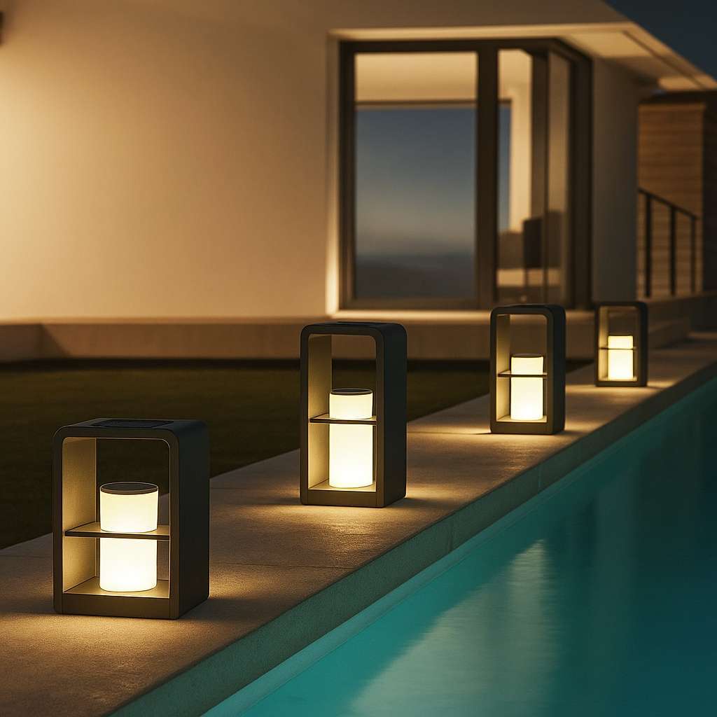 NightCube – Elegant Solar LED Light for Outdoor Ambiance - KaveCore
