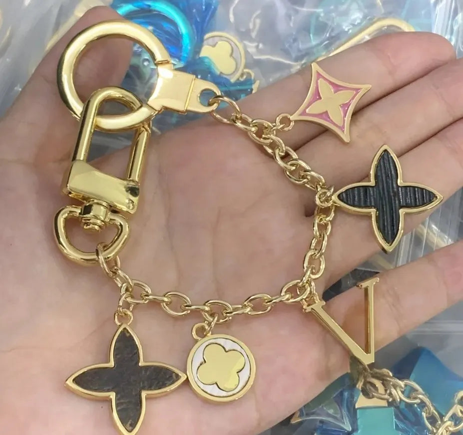 Designer Keychains Fashion Luxury Buckle