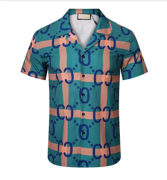 Luxury Mens Designer Shirts Letter Printed