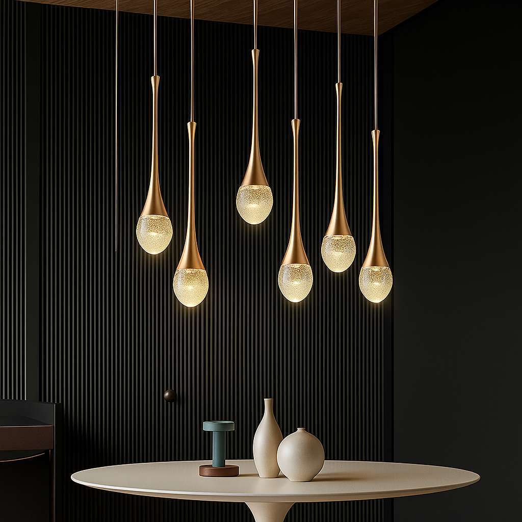 Modern Bubble Crystal Pendant Light - KaveCore