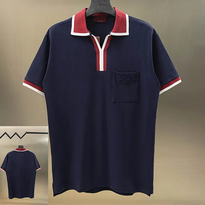 Men's Polo Shirt Summer Casual Solid Color