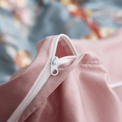 Parrot & Petal Duvet Cover Set (Long-staple Sateen Cotton)