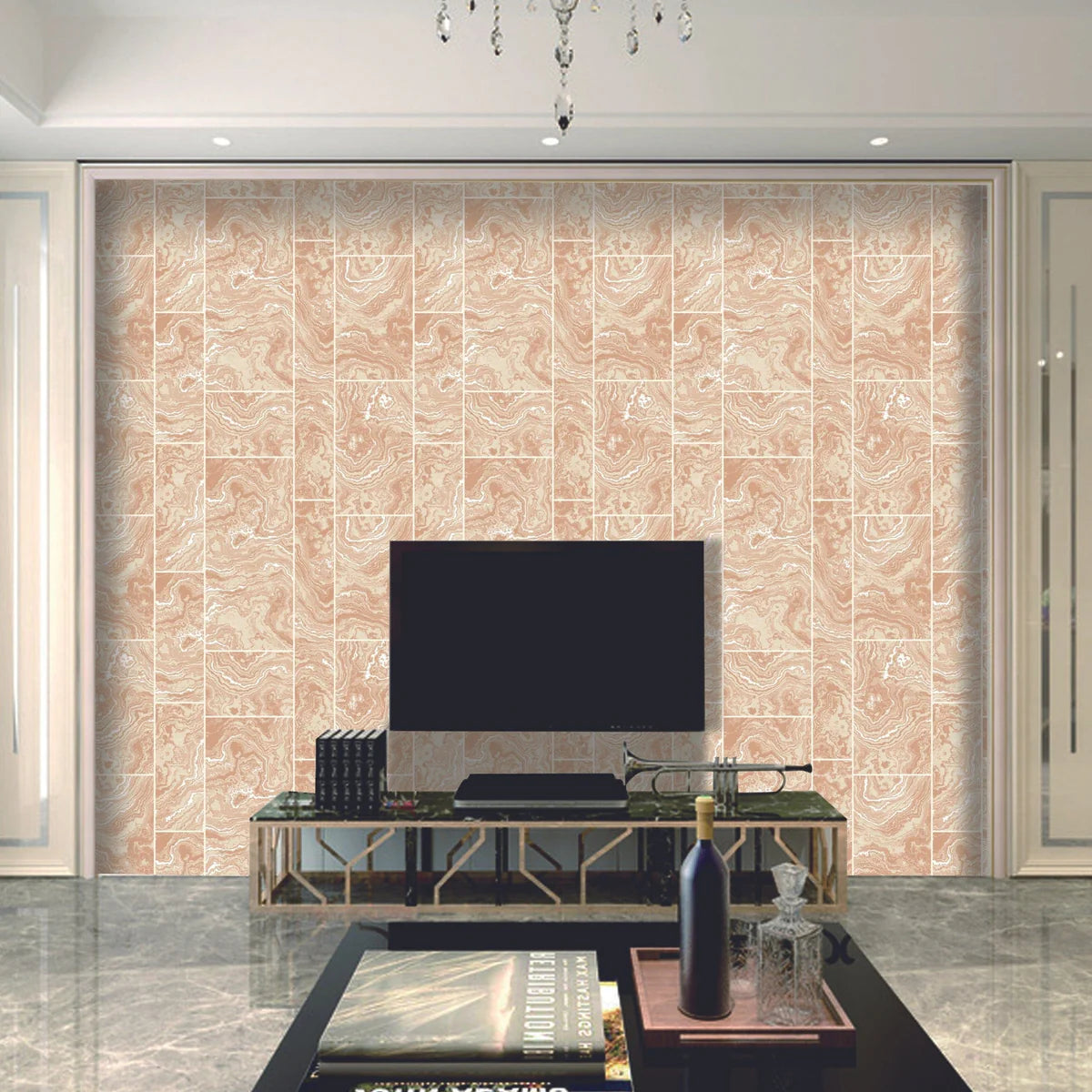 GeoFlare Suede Wallpaper