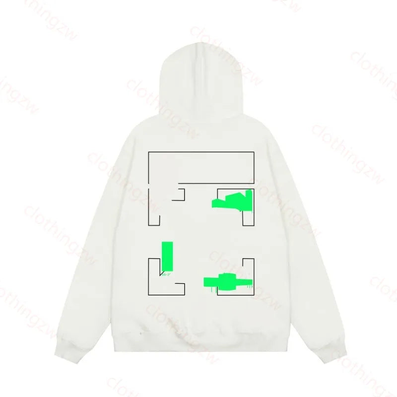 Designer Hoodie Sweater Monet Style Top Graffiti