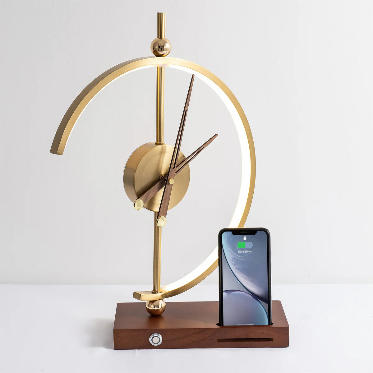 Moku Clock Lamp (Wireless Charging) - KaveCore