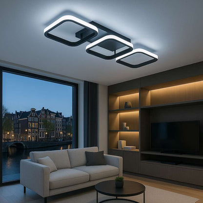 Modern Square LED Chandelier - KaveCore