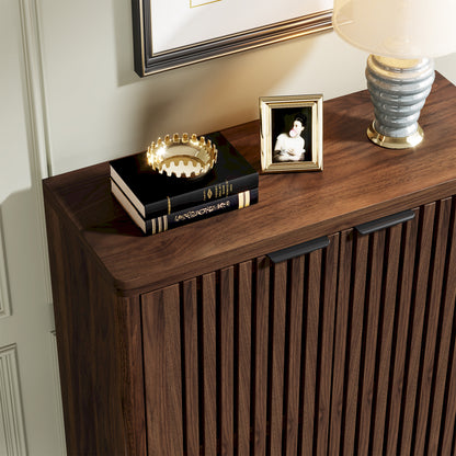 Oslo Walnut Shoe Cabinet US