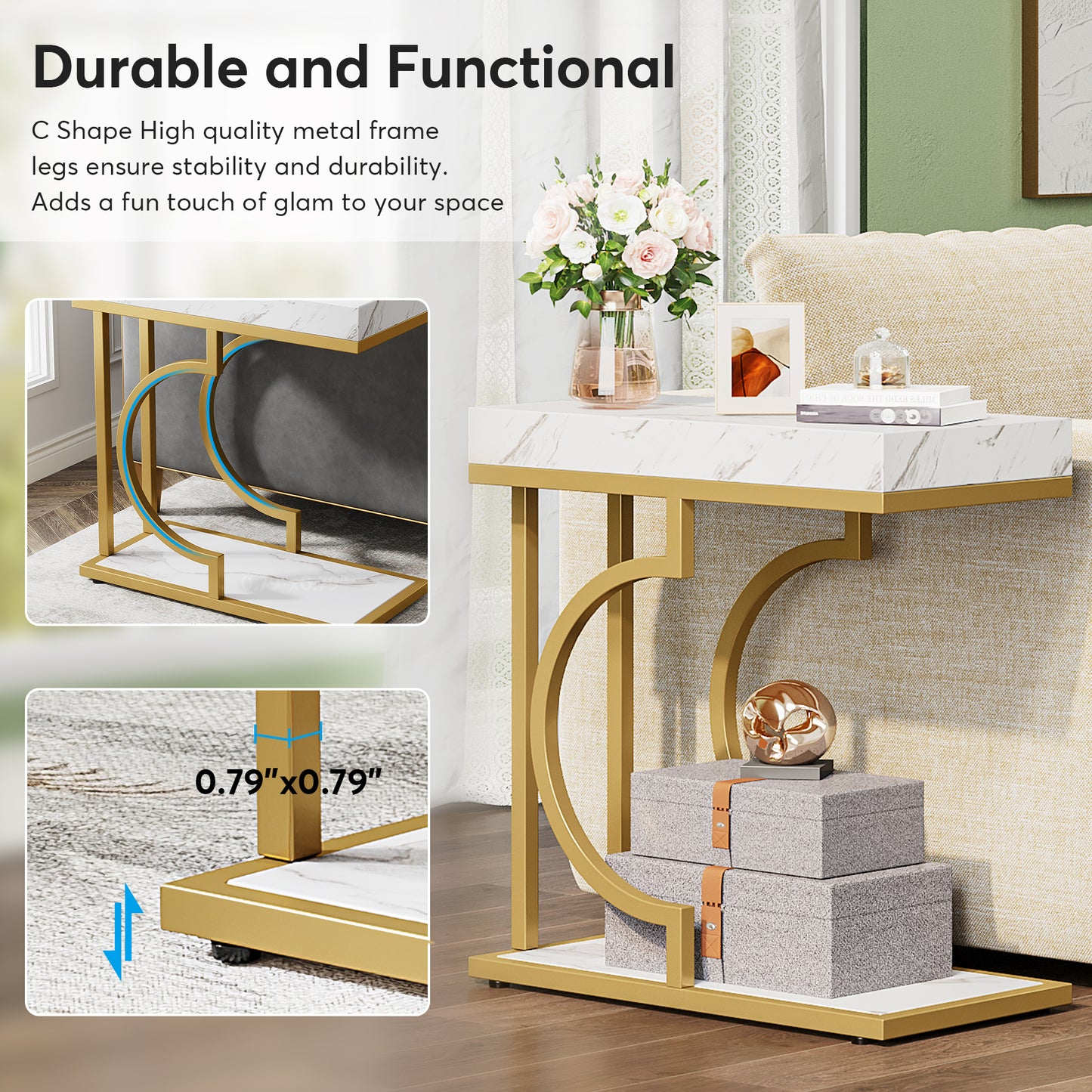Athena Arc Side Table US