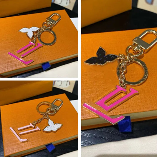 Designer Luxury French Style Keychains Fashion Bag Charm