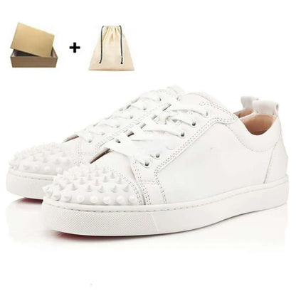 Designer Shoes Glitter Rivets Leather Suede Fashion Spikes