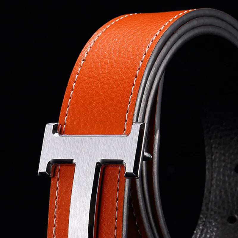 Fashion Brand Designers Belt Leather Business Cowhide Men