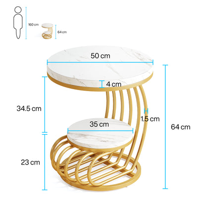 Evoque Curve Side Tables US