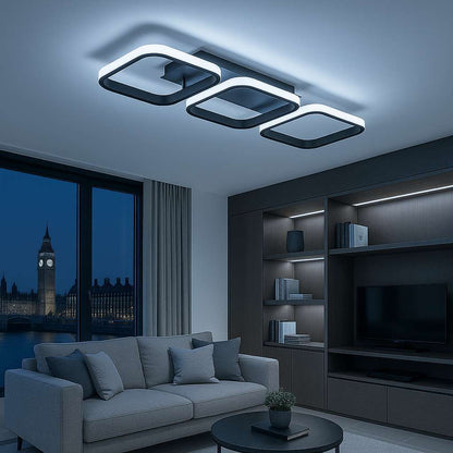 Modern Square LED Chandelier - KaveCore