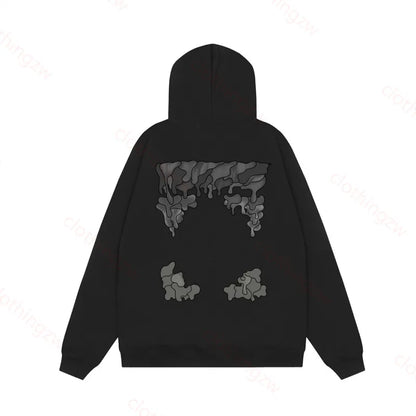 Designer Hoodie Sweater Monet Style Top Graffiti